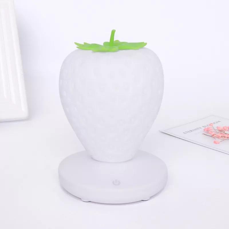 omgkawaiii Led Touch Strawberry Night Lamp