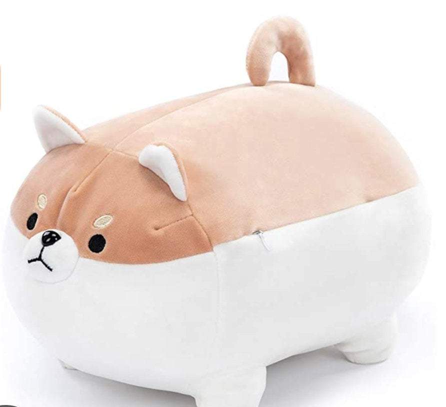 omgkawaiii Mochi Dog Stuffed kawaii Animal Plushie - Shiba Inu Corgi Plush for kids