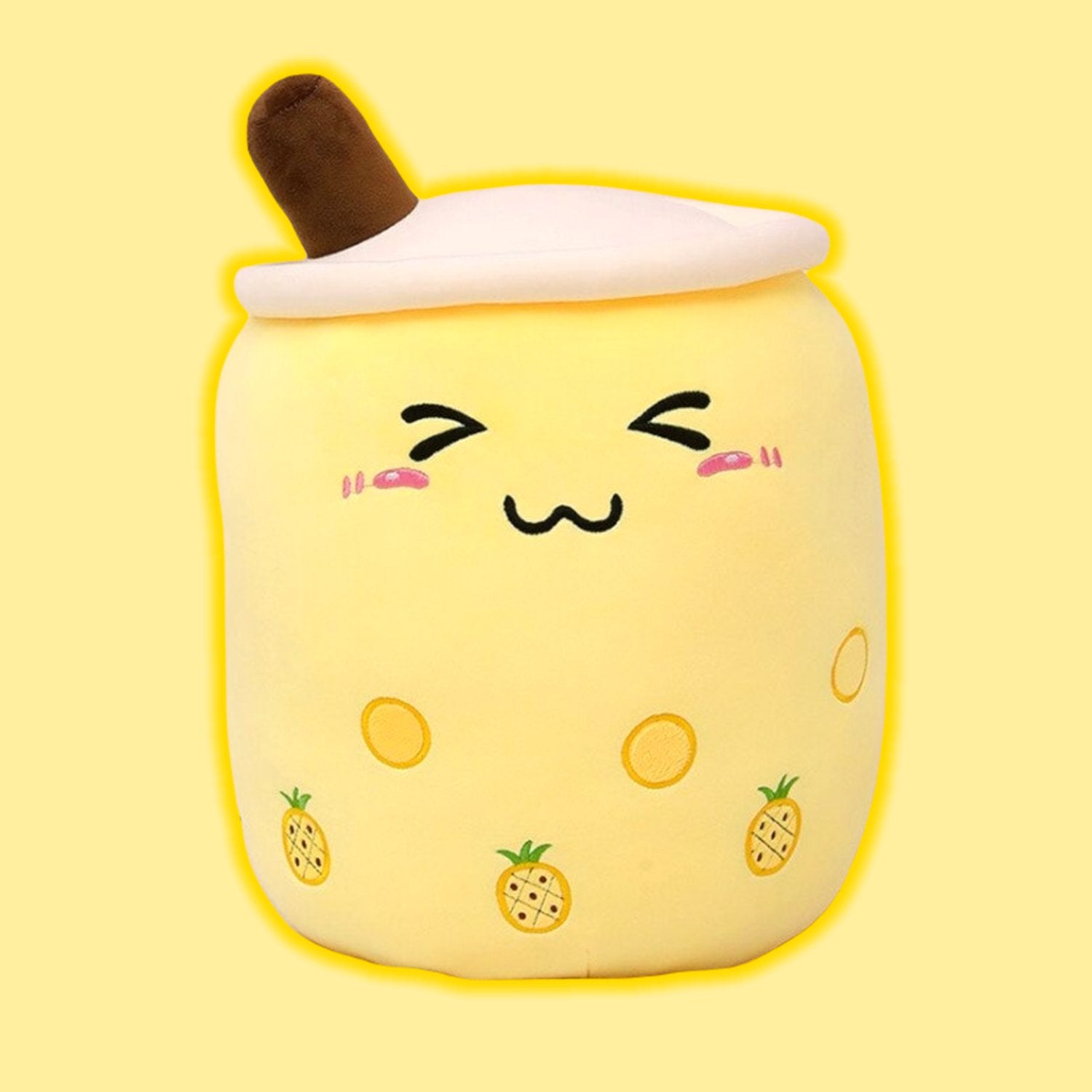 omgkawaiii 🍹 Other Plushies 25 CM / Yellow Bubble Tea Boba Plush