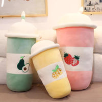 omgkawaiii 🍹 Other Plushies Fruit Milk Tea Cup Plush Toy