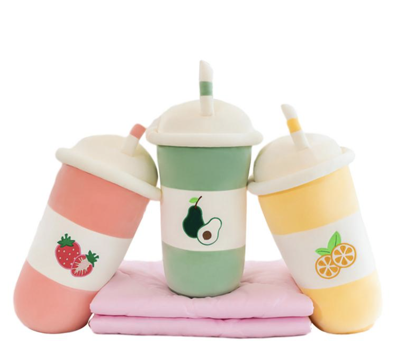 omgkawaiii 🍹 Other Plushies Fruit Milk Tea Cup Plush Toy