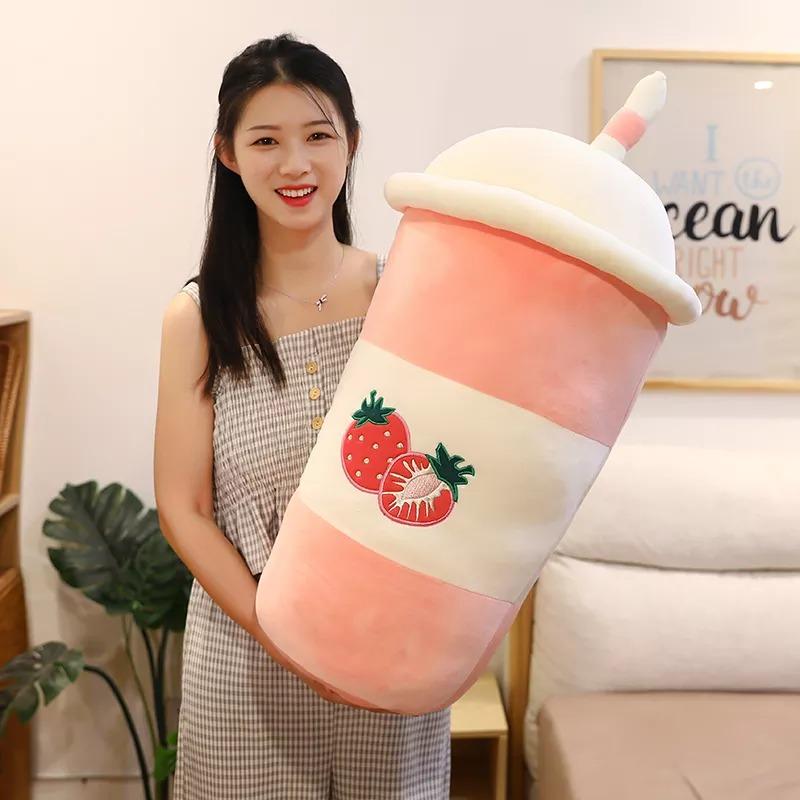 omgkawaiii 🍹 Other Plushies Fruit Milk Tea Cup Plush Toy