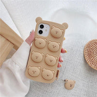 omgkawaiii 📱 Phone cases Reliever Stress Bear case for iPhone
