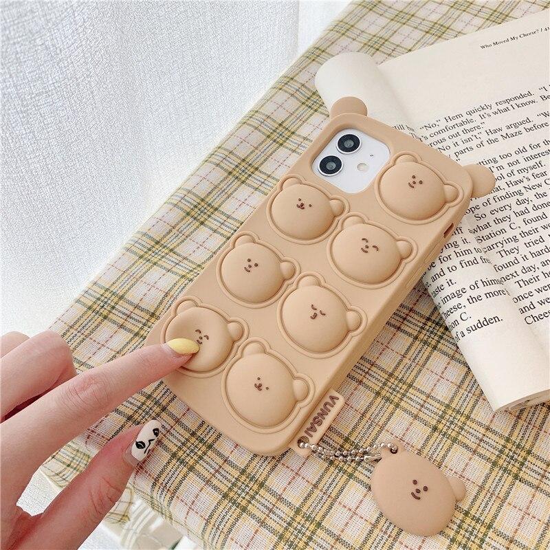 omgkawaiii 📱 Phone cases Reliever Stress Bear case for iPhone